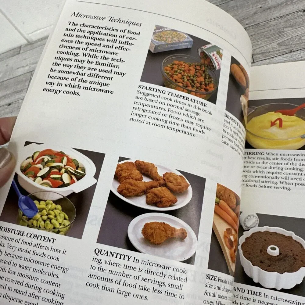 The Microwave Cookbook - Vintage Undated - Printed‎ in Korea Part No. 862A691P41